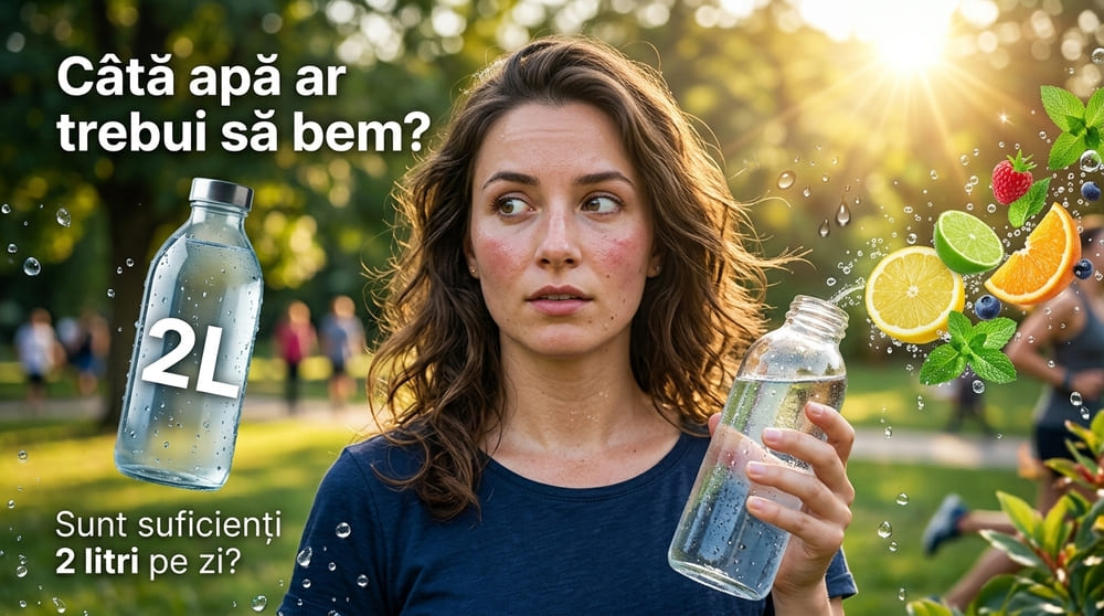 C&acirc;tă apă trebuie să bem pe zi Obiceiul celor 2 litri este necesar