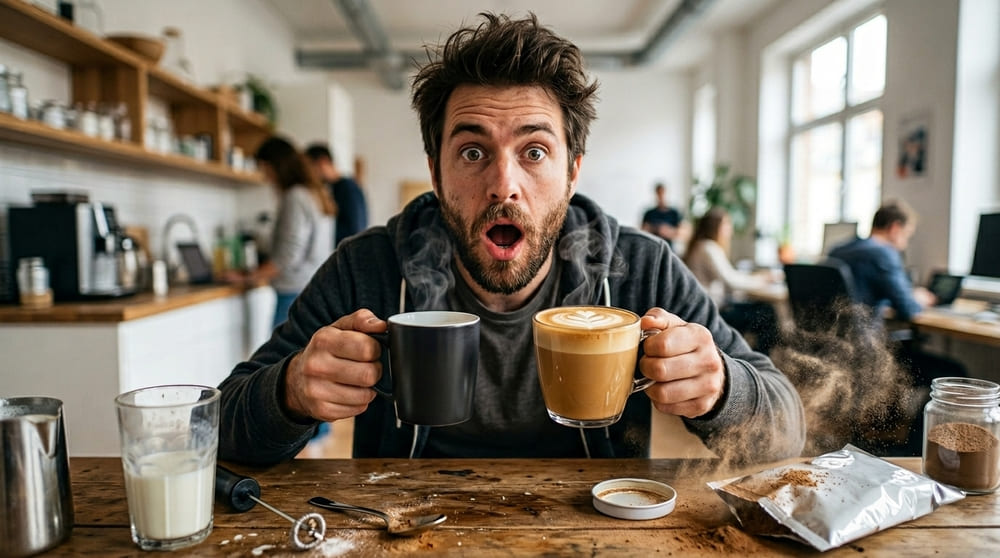 laptele praf normal sau coffeta