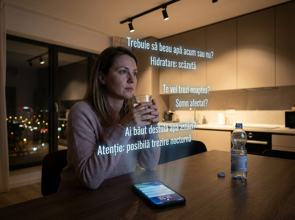 Consumul de apă seara afectează rinichii sau doar &icirc;ți strică somnul