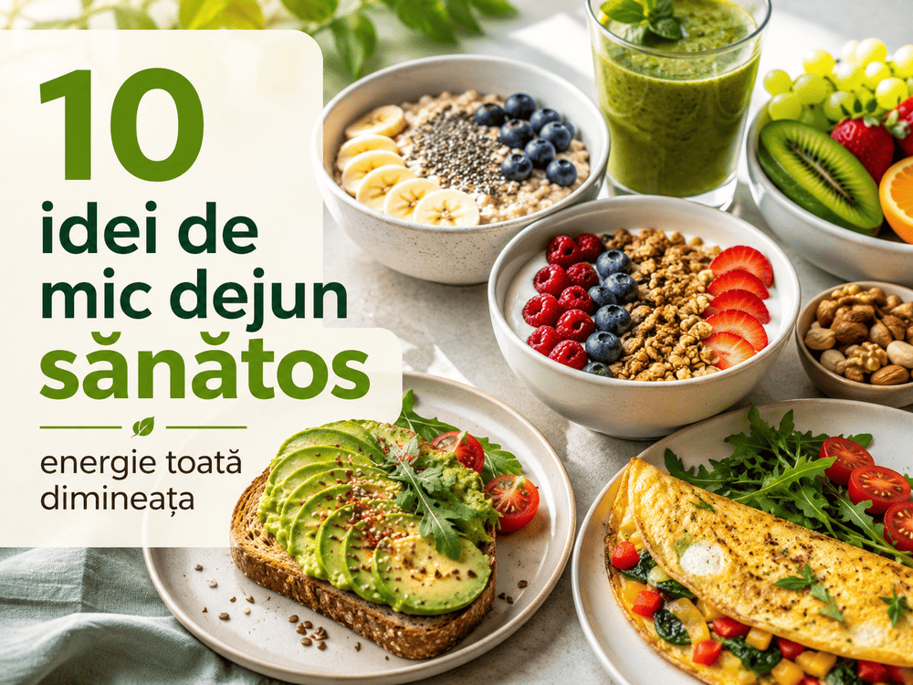 10 idei de mic dejun sănătos care &icirc;ți dau energie toată dimineața