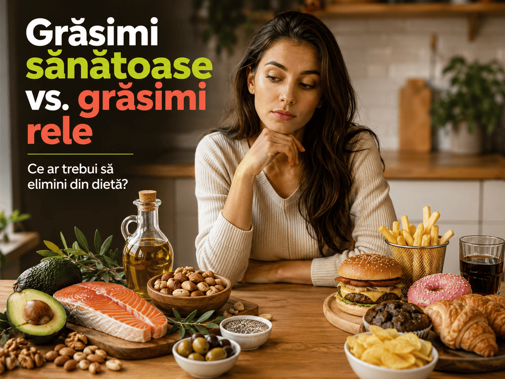 Grăsimi sănătoase vs. grăsimi rele ce ar trebui să elimini din dietă